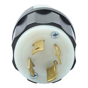 CLAVIJA CON SEGURO 9.6 X 5.5 CM NEGRO LEVITON