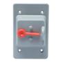 CUBIERTA PARA INTERRUPTOR DE PLÁSTICO GRIS