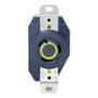 RECEPTÁCULO CON SEGURO EMPOTRABLE NEGRO LEVITON