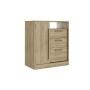 CAJONERA 3 CAJONES 574 NOCE 91.8 x 80.5 x 44.8 CM