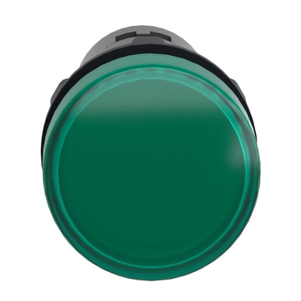 LUZ PILOTO REDONDO 22 VERDE 110V AC