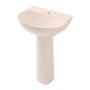 LAVAMANOS CON PEDESTAL DE PORCELANA SANITARIA MANANTIAL