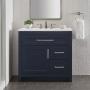 MUEBLE PARA BAÑO DE PISO CLADY 36" AZUL MARINO MDF TERMOFORMADO CON LAVABO