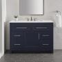 MUEBLE PARA BAÑO DE PISO CLADY 48" AZUL MARINO MDF CON LAVABO