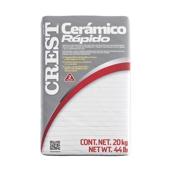 ADHESIVO CERÁMICO RÁPIDO BLANCO 20 KG