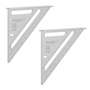 JUEGO DE 2 ESCUADRAS DE ALUMINIO EMPIRE DE 7 PULGADAS