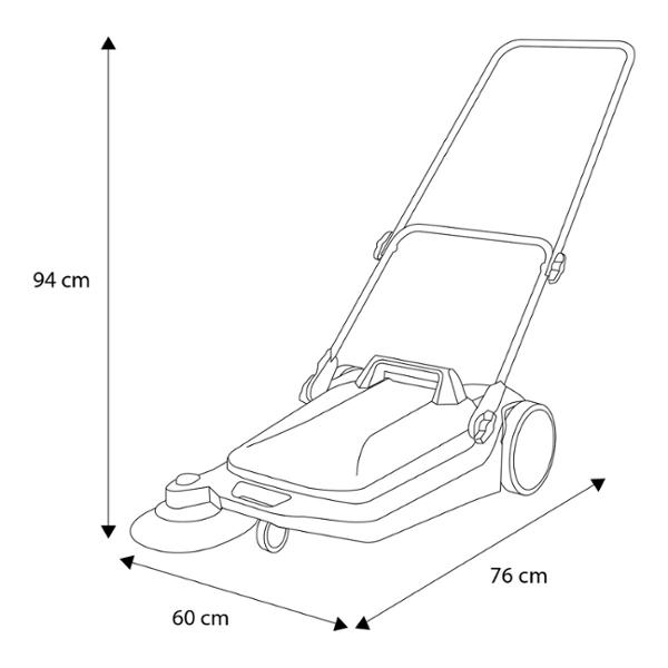 Barredora Manual Karcher S4 51cm 1800 M2/h