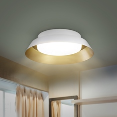 LÁMPARA PLAFÓN LED 9.5 X 33.8 CM BLANCO