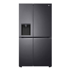 lg refrigerador lg duplex door-in-door linear inverter con uvnano en dispensador/ sin conexión a tuberia 22 pies - negro m
