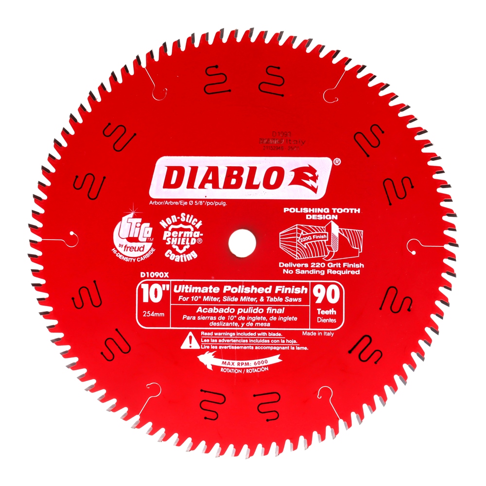 DISCO SIERRA CORTE MADERA PARA ACABDO FINAL PERFECTO 10“ 90D The Home