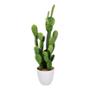 PLANTA CACTUS SINALOA ARTIFICIAL 35 X 90 CM CON MACETA DE PLÁSTICO
