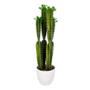 PLANTA CACTUS HADA DURANGO ARTIFICIAL 35 X 90 CM CON MACETA DE PLÁSTICO