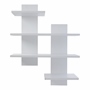 REPISA DOBLE 4 NIVELES CAPELLI 75 X 60 X 16 CM BLANCO