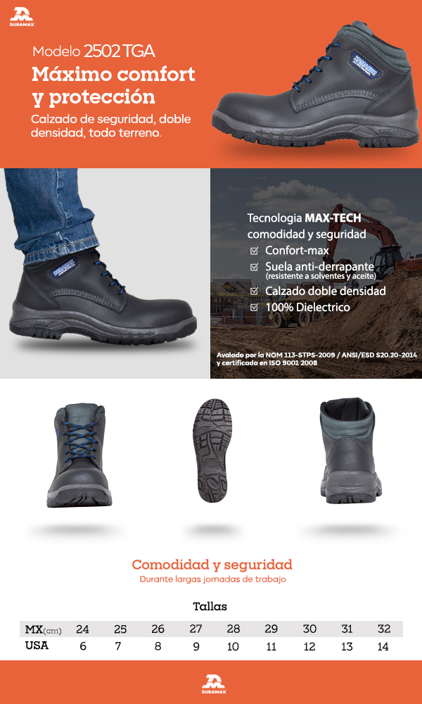 botas duramax borcegui