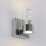 LÁMPARA DE PARED LED SOBREPONER CUADRADA PLATA ATENUABLE PARA INTERIOR
