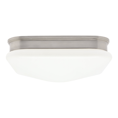 LÁMPARA DE TECHO LED 9.6 X 28 X 28 CM NIQUEL