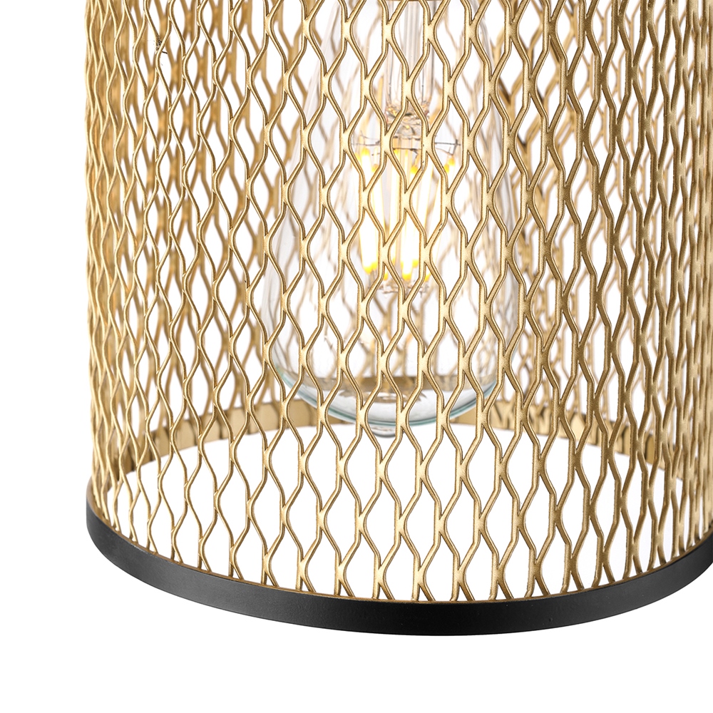 LÁMPARA COLGANTE 70 X 16 CM DORADO The Home Depot México