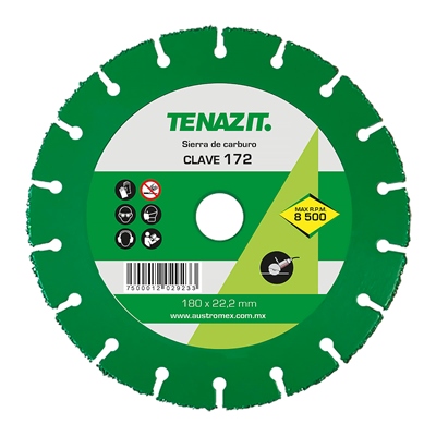 SIERRA METÁLICA PARA MADERA DE 7 PULGADAS