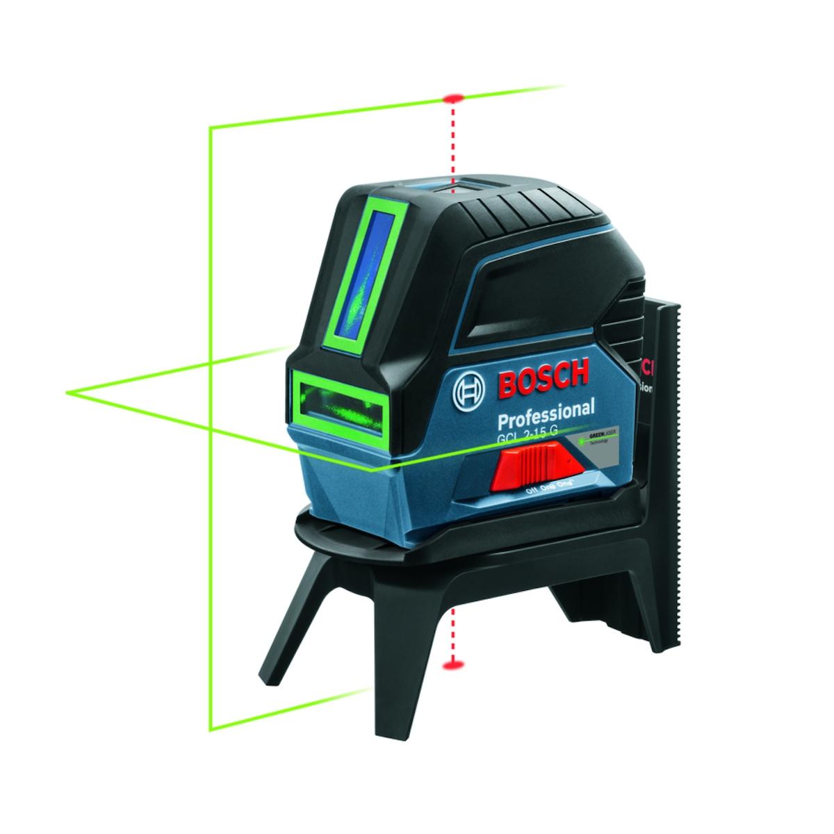 Nivel Laser Bosch Gcl 2-15 G Verde + Bolso De Regalo
