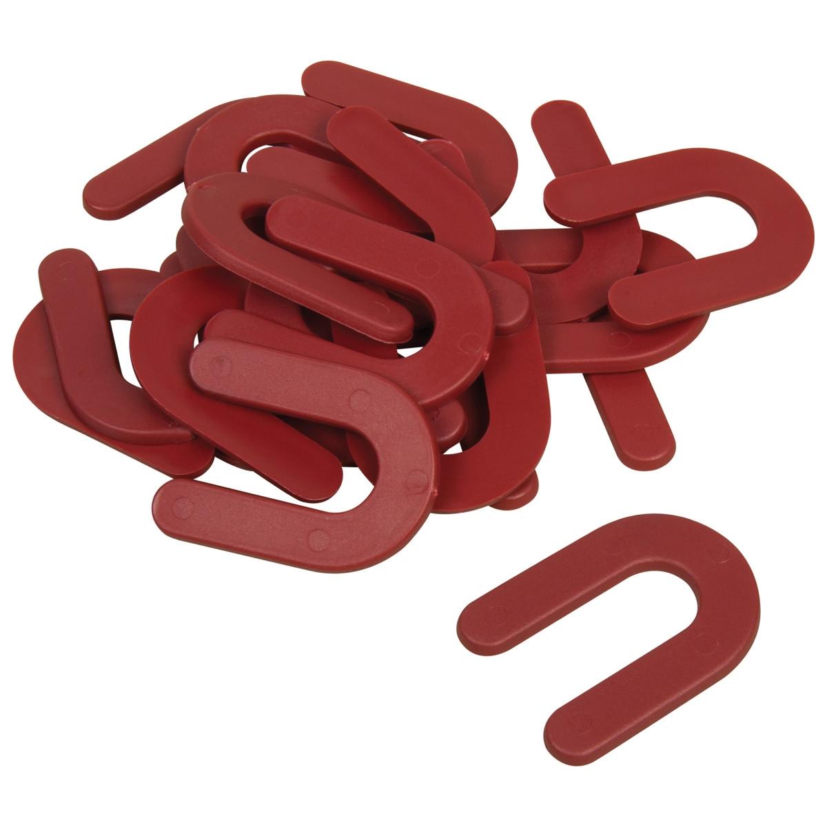 Espaciador en forma de herradura rojo 150 piezas