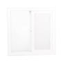 VENTANA DE PVC CORREDIZA REHAU 60 CM X 60 CM
