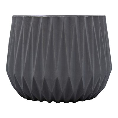 MACETA 5" VINIL MILAN GRIS (164788)