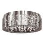 LÁMPARA DE TECHO CRYSTAL NEST LED 13 X 38 CM PLATA