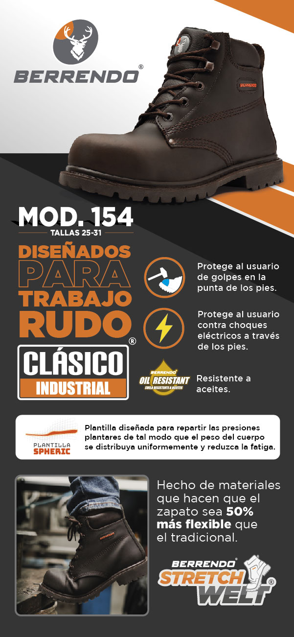 BOTA DE SEGURIDAD USO RUDO FLEXIBLE TALLA 27 | The Home Depot México