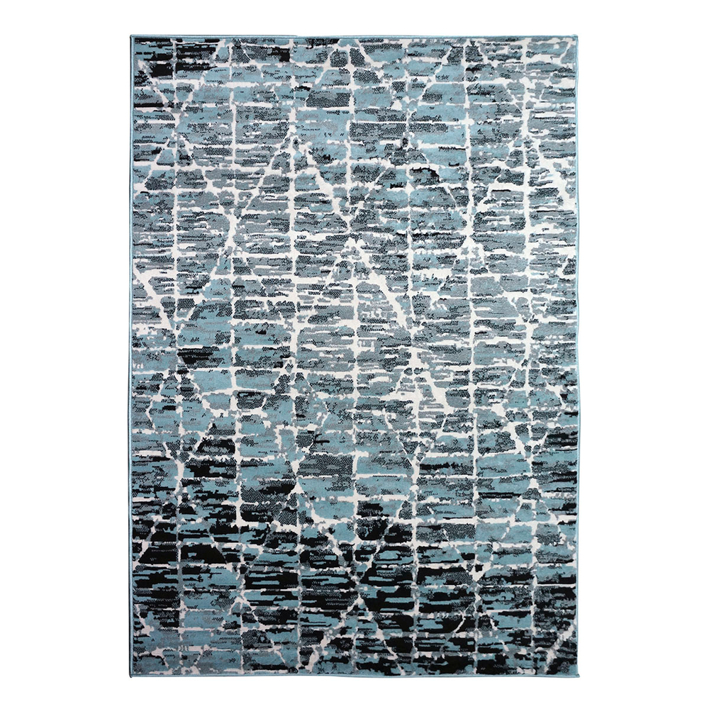 Tapete decorativo diamonds polipropileno azul 1.60 x 2.20 m