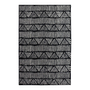 TAPETE DECORATIVO PATTERN POLIPROPILENO NEGRO 1.60 X 2.20 M