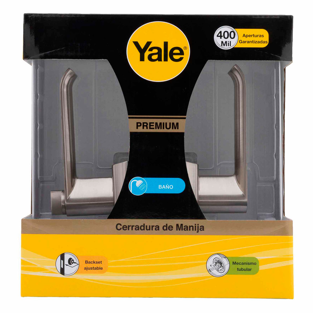 MANIJA PARA BAÑO 10.2 X 14 X 6 CM DE ZAMAK NÍQUEL SATINADO The Home