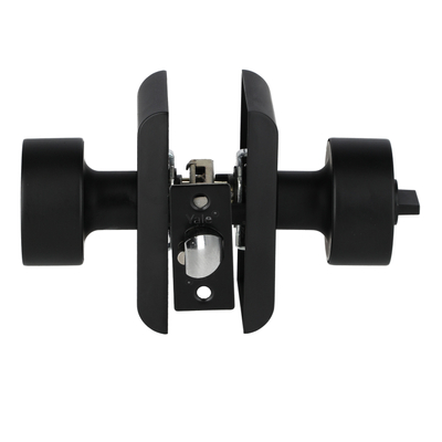 CERRADURA DE PERILLA PARA BAÑO 10 X 6.2 X 6.2 CM ZAMAC NEGRO