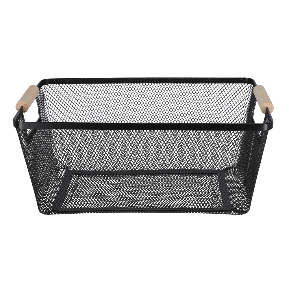 Gaveta de metal 15 x 36.5 x 23 cm negro