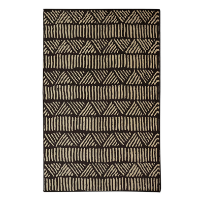 TAPETE DECORATIVO PATTERN POLIPROPILENO CAFÉ 1.60 X 2.20 M