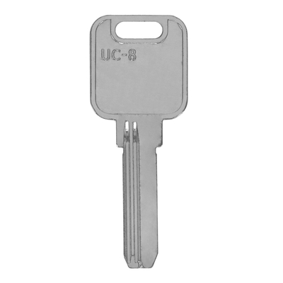 LLAVE RESIDENCIAL 6.5 X 2.6 CM PLATA
