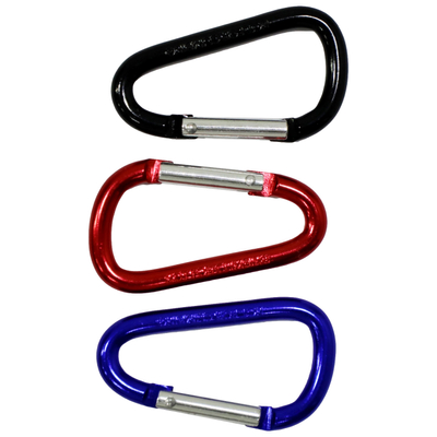 JUEGO DE MINI MOSQUETONES 4.8 X 2.7 CM VARIOS COLORES