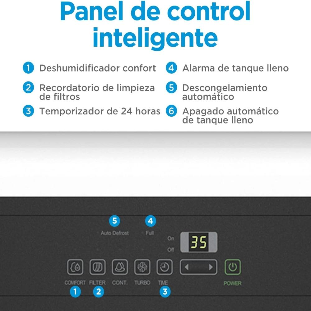 Deshumidificador 50 Pintas Blanco – Midea