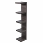 REPISA DE 5 NIVELES CAPELLI 1.20 M X 23 X 23 CM CAFÉ RUSTIC OAK