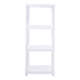 ESTANTE DE 4 NIVELES DE PLÁSTICO 1.45 M X 56 X 35 CM BLANCO