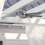 VENTILADOR DE TECHO JETTY 52" MODERNO PARA EXTERIOR PLATA