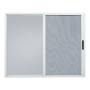 VENTANA CORREDIZA BLANCA CRISTAL DOBLE 150 X 100 CM (ANCHOXALTO)