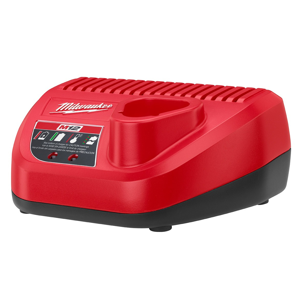 KIT BÁSICO DE CARGADOR M12 Y 2 BATERÍAS DE 12V DE 4,0 AH Y 2,0 AH