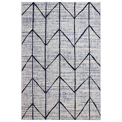 TAPETE DECORATIVO DENIM GRIS 120X170 CM