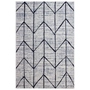 TAPETE DECORATIVO DENIM GRIS 120X170 CM