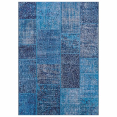 TAPETE DECORATIVO KYLE PATCH BLUE H 190X290 CM