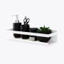 REPISA BARRA COLOR BLANCO 8X39X10.5 CM