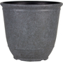 MACETA DE RESINA JULIANA COLOR GRAY STONE 12