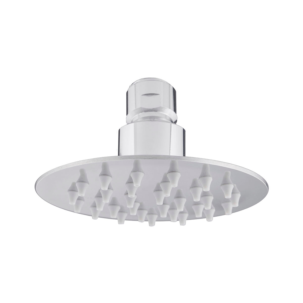 Regadera de plato redondo de acero inoxidable de 4