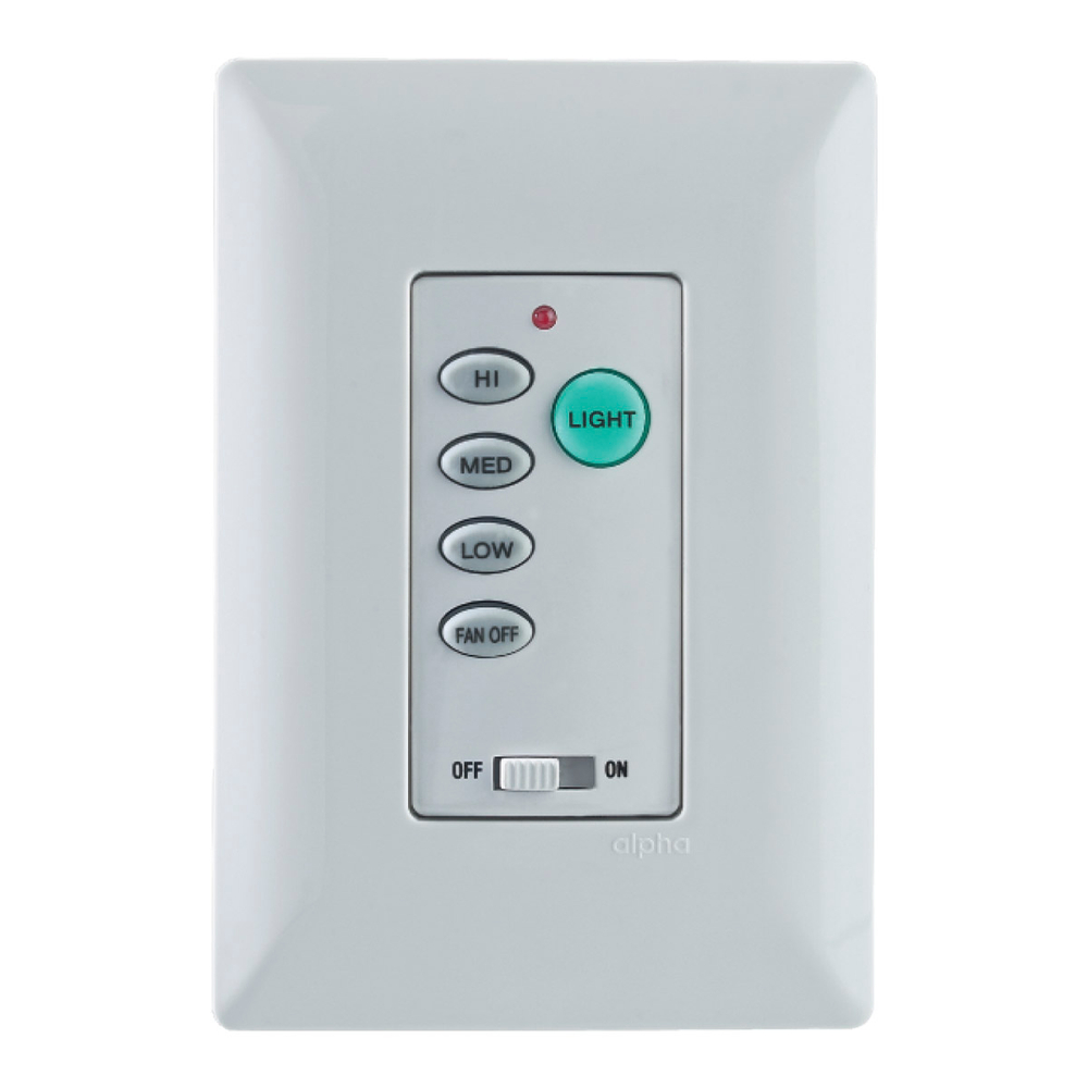 Transmisor de pared para control remoto con placa de pared incluida