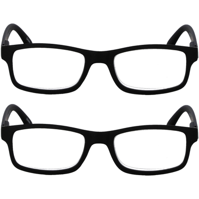 LENTES PARA LEER 3.7 X 14 X 14.5 CM NEGRO 2 PIEZAS